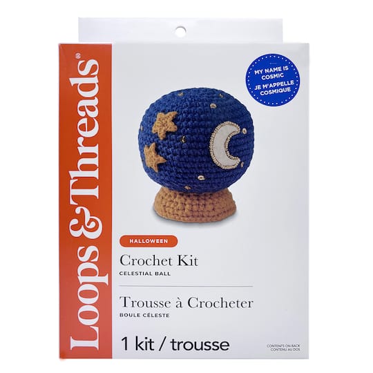 Cosmic the Celestial Ball Halloween Crochet Kit by Loops & Threads®